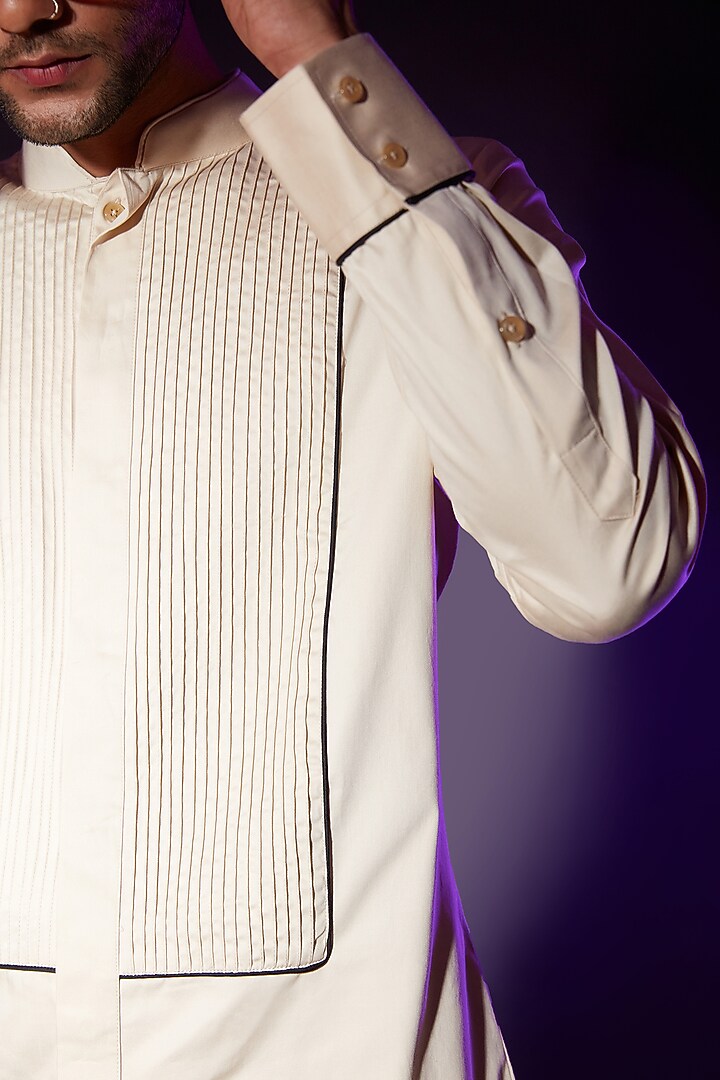 Ivory Cotton Kurta by ASHAY at Pernia's Pop Up Shop
