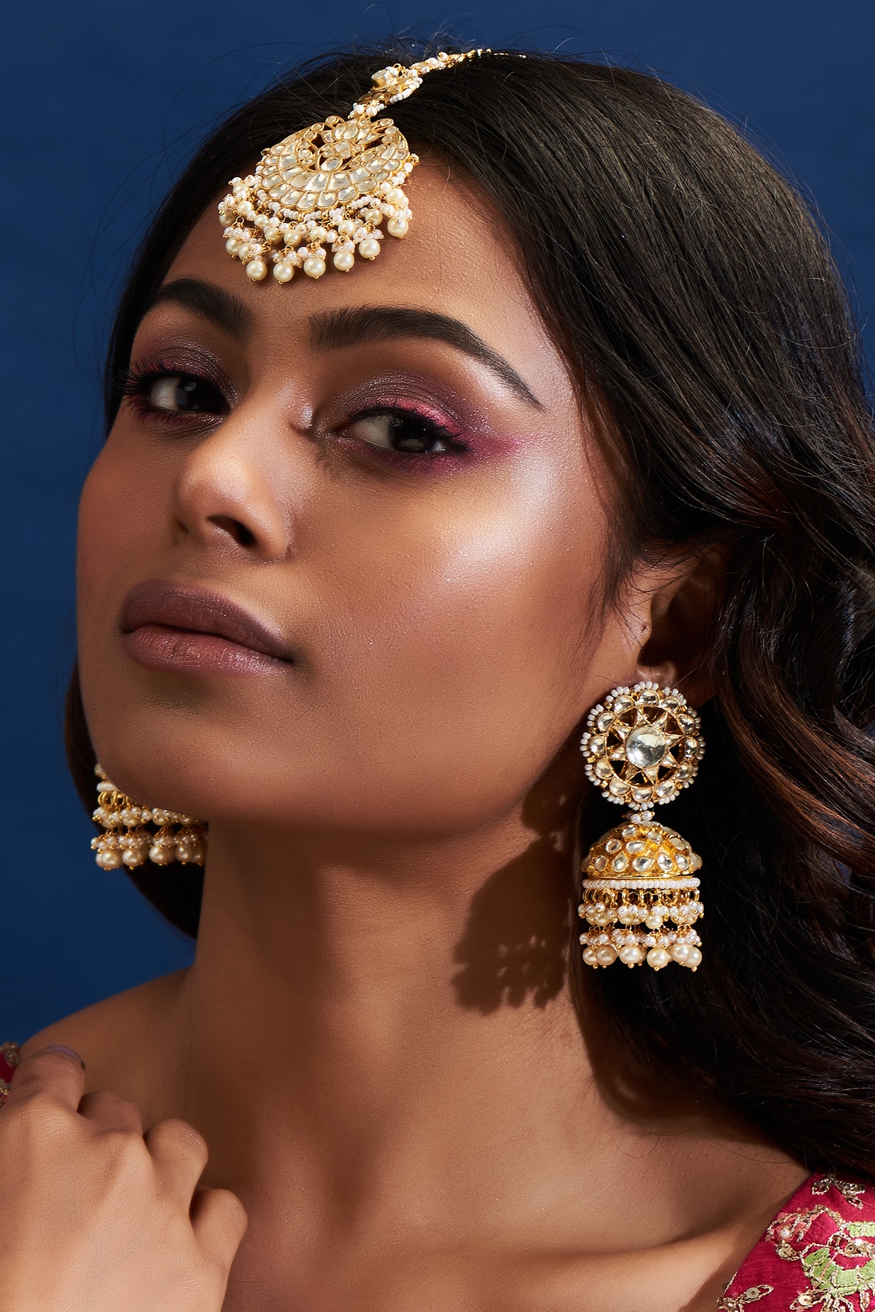 Punjabi deals heavy earrings