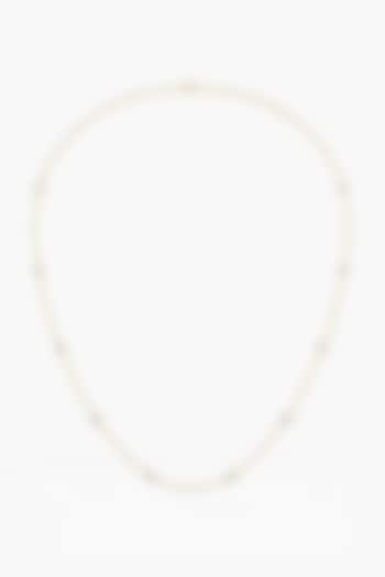 14kt Yellow Gold Finish Lab Grown Marquise-Cut Diamond Necklace by ASHTH at Pernia's Pop Up Shop