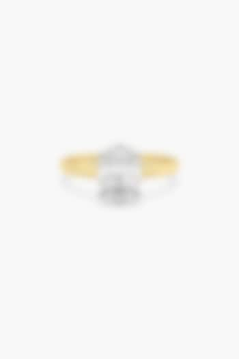 14kt Yellow Gold Finish 4 Prong Lab Grown Oval-Cut Solitaire Diamond Ring by ASHTH at Pernia's Pop Up Shop