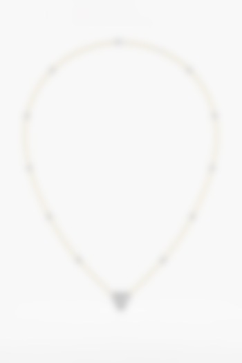 14kt Two Tone Finish Lab Grown Floral-Cut Diamond Pendant by ASHTH at Pernia's Pop Up Shop