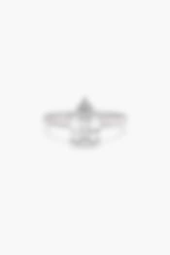 14kt White Gold Finish 3 Prong Lab Grown Pear-Cut Solitaire Diamond Ring by ASHTH at Pernia's Pop Up Shop