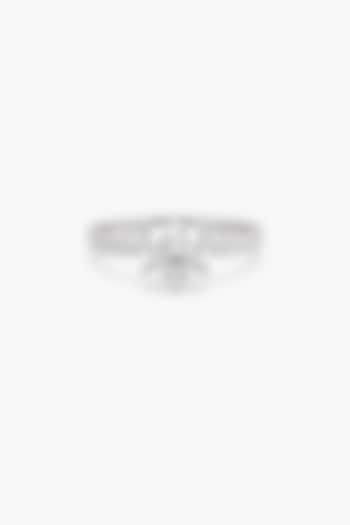 14kt White Gold Finish 6 Prong Lab Grown Round-Cut Solitaire Diamond Ring by ASHTH at Pernia's Pop Up Shop