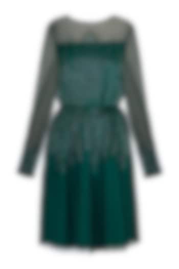 Green Sequins Dress by Attic Salt