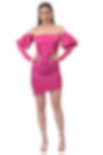 Pink Off-Shoulder Summer Dress by Attic Salt at Pernia's Pop Up Shop