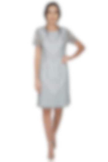 Silver Grey Embellished Summer Dress by Attic Salt at Pernia's Pop Up Shop