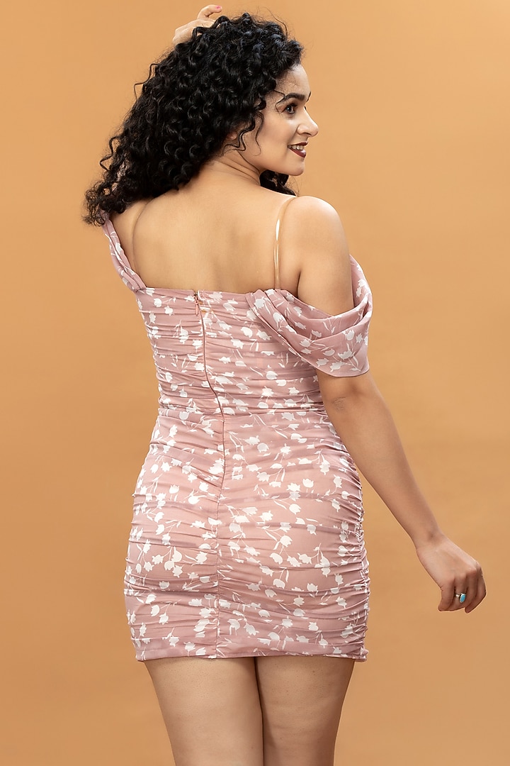 Pink Printed Summer Dress by Attic Salt at Pernia's Pop Up Shop