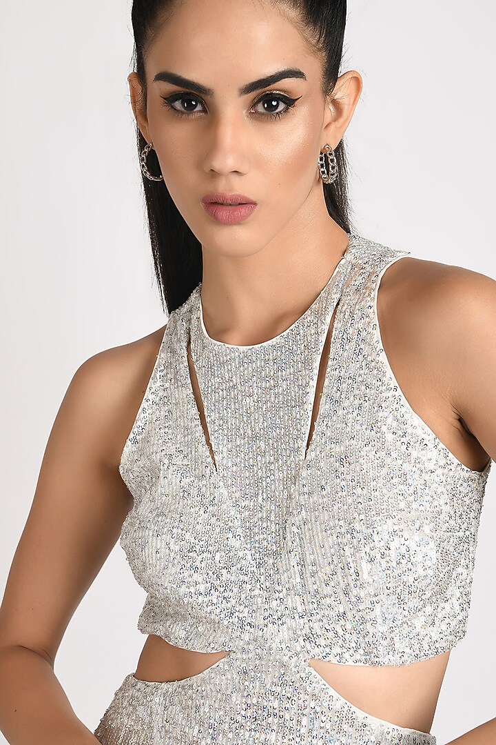 White Tulle Maxi Summer Dress by Attic Salt at Pernia's Pop Up Shop