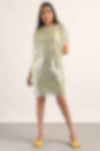 Lemon Sequins Tulle Cape Summer Dress by Attic Salt at Pernia's Pop Up Shop