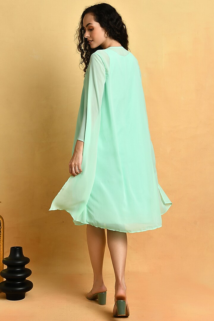 Pastel Green Embellished Summer Dress by Attic Salt at Pernia's Pop Up Shop
