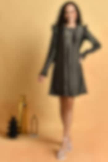 Ash Grey Satin Summer Dress by Attic Salt at Pernia's Pop Up Shop