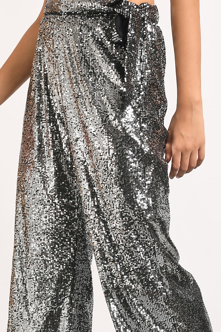 Silver Shimmer Pants by Attic Salt at Pernia's Pop Up Shop