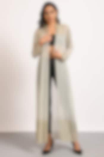 Grey Embellished Shrug by Attic Salt at Pernia's Pop Up Shop