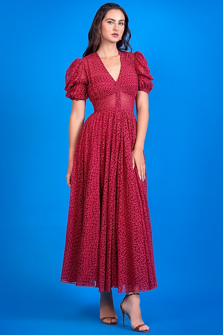 Red Lace Dress by World of Asra