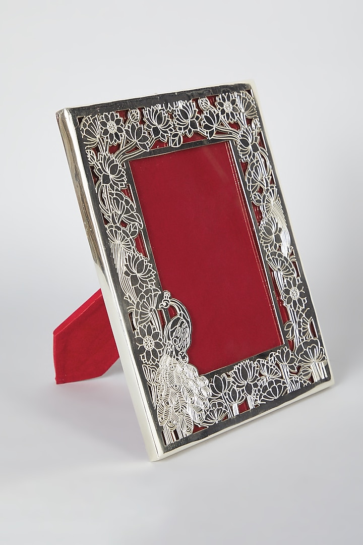 Silver Plated Brass Photo Frame by Assemblage at Pernia's Pop Up Shop
