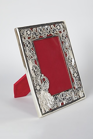 Silver Plated Brass Photo Frame by Assemblage
