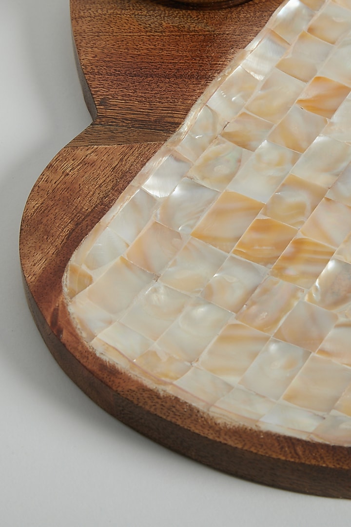 Ivory Heart Shape Platter With Dip Bowl by Assemblage at Pernia's Pop Up Shop