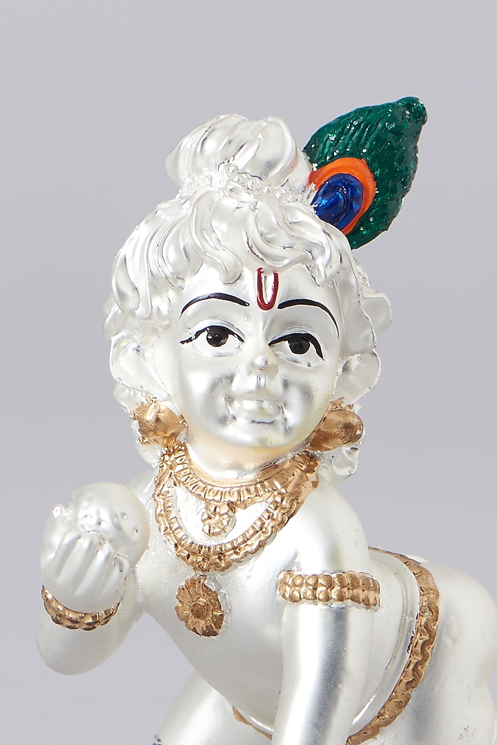 Silver Krishna Figure by Assemblage at Pernia's Pop Up Shop
