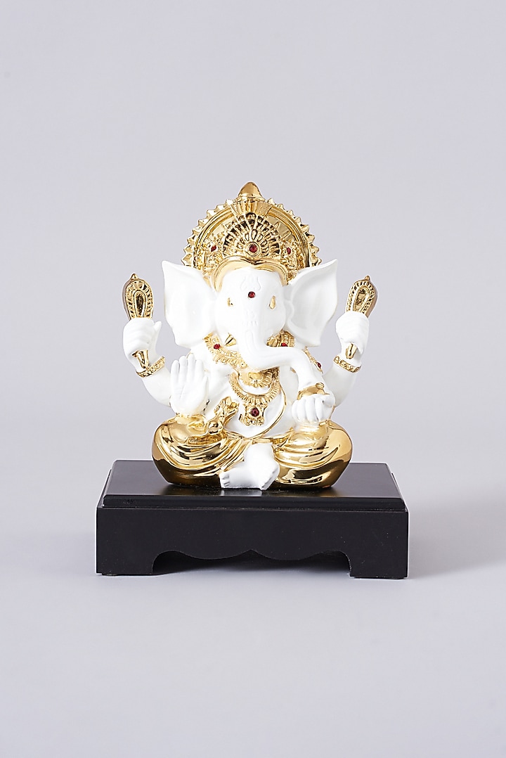 Gold Electroplated Ganesh Murti by Assemblage at Pernia's Pop Up Shop