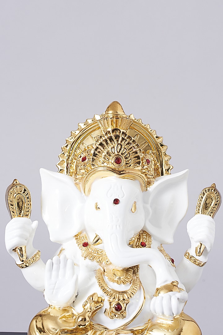 Gold Electroplated Ganesh Murti by Assemblage at Pernia's Pop Up Shop