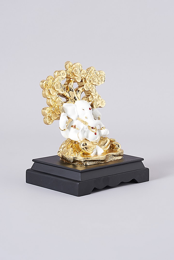 Gold Electroplated Ganesh Murti by Assemblage at Pernia's Pop Up Shop