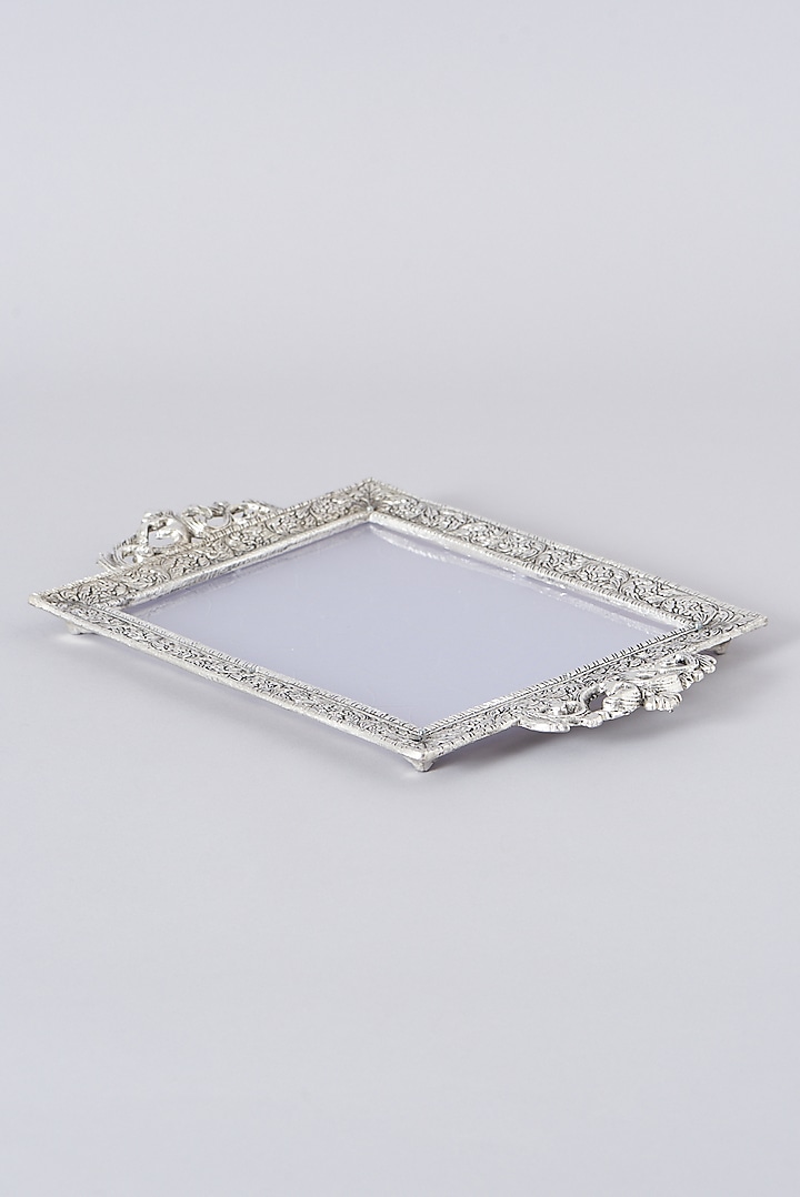 Silver Tray In Metal by Assemblage