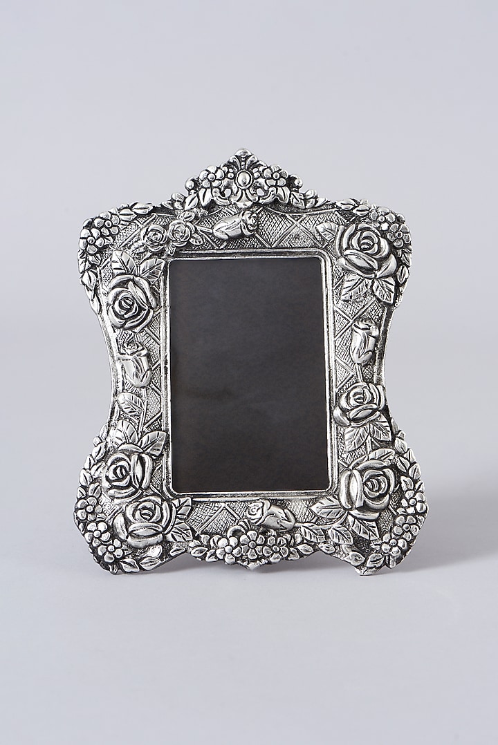 Silver Photo Frame In Metal by Assemblage at Pernia's Pop Up Shop