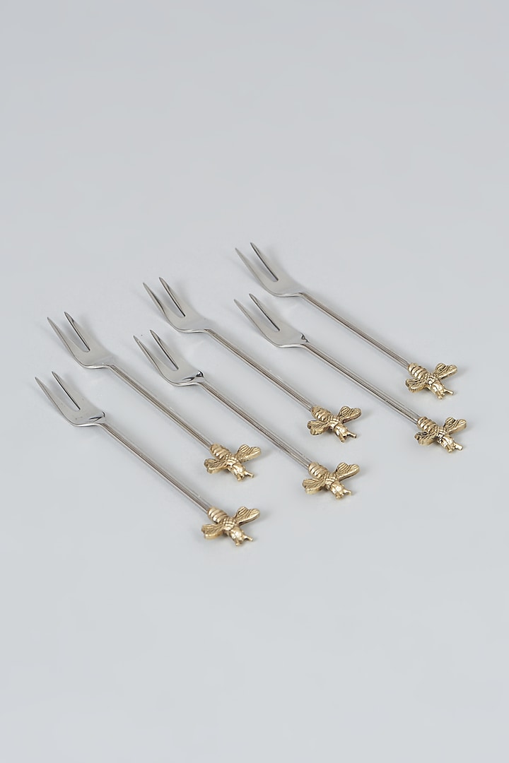 Buzzy Bee Fruit Forks (Set of 6) by Assemblage