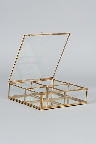 Four Compartment Glass Box by Assemblage