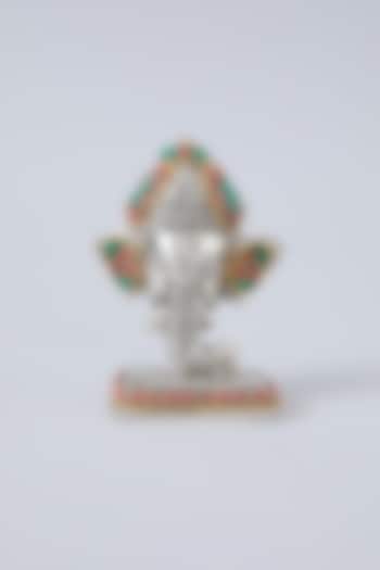 German Silver Ganesha Incense Holder by Assemblage