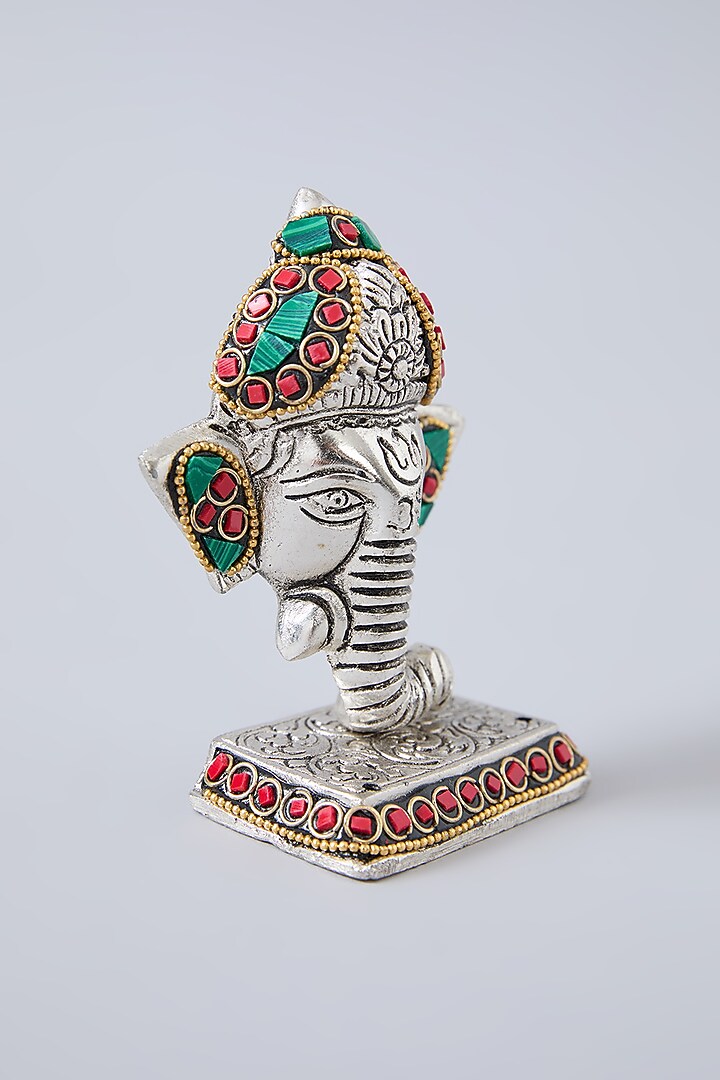 German Silver Ganesha Incense Holder by Assemblage at Pernia's Pop Up Shop