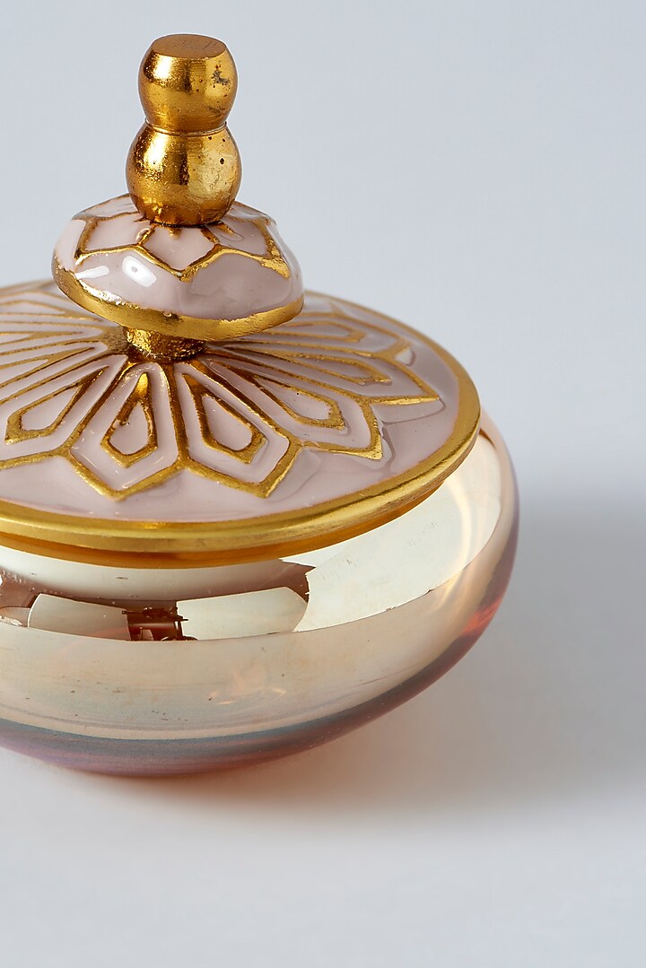 Brown Glass Jar With Aluminium Metal Lid by Assemblage at Pernia's Pop Up Shop