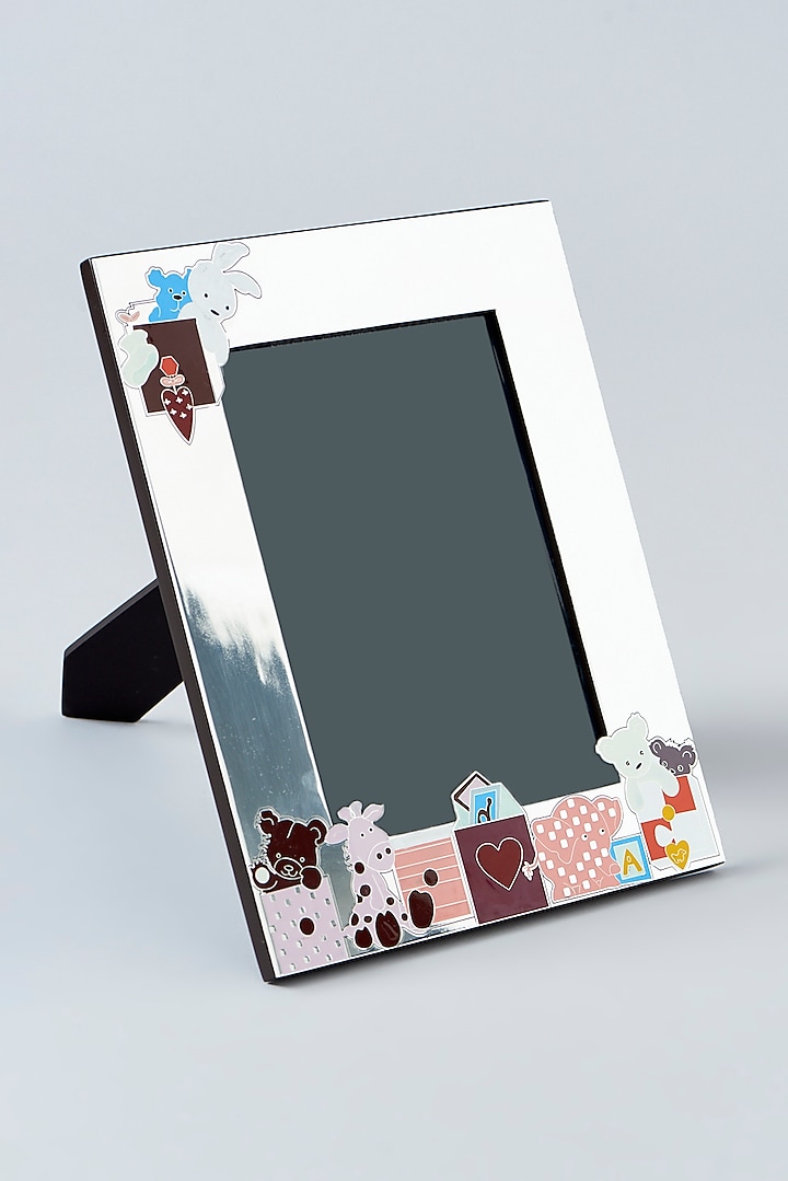 Silver Plated Brass & Wood Photo Frame by Assemblage at Pernia's Pop Up Shop