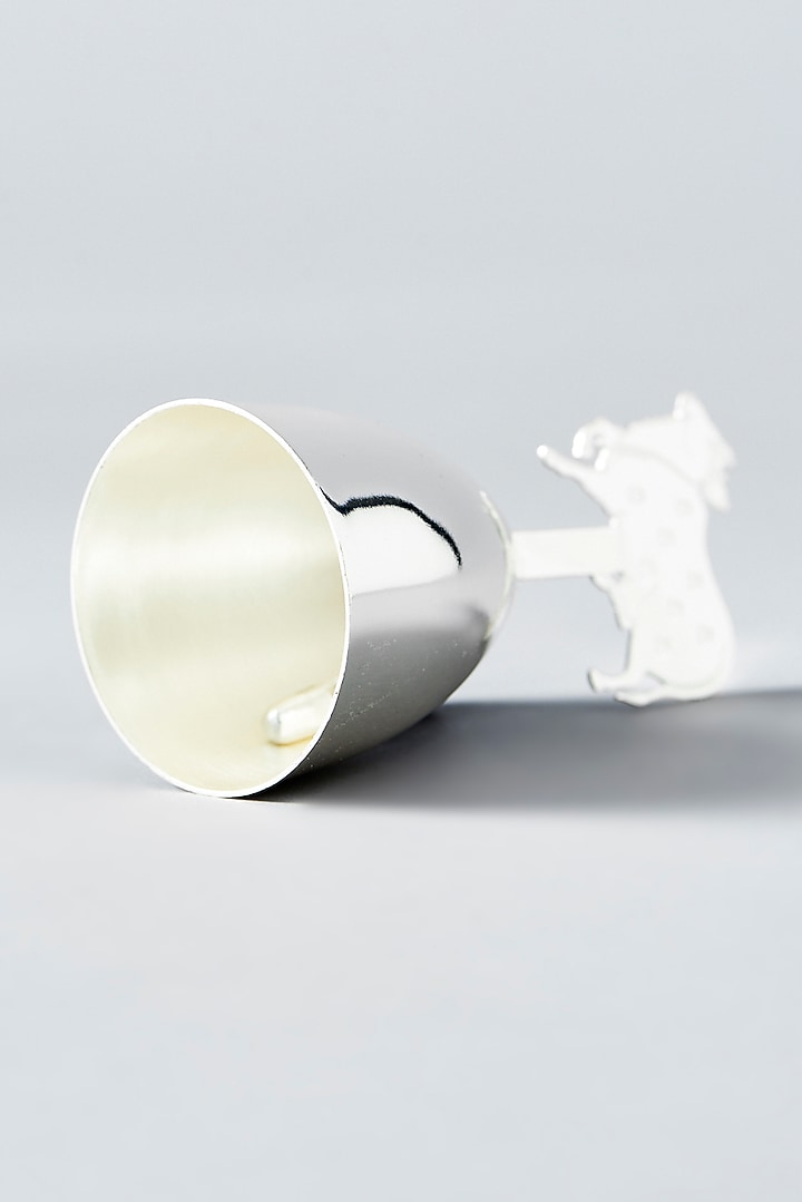 Silver Plated Brass Cow Bell by Assemblage at Pernia's Pop Up Shop