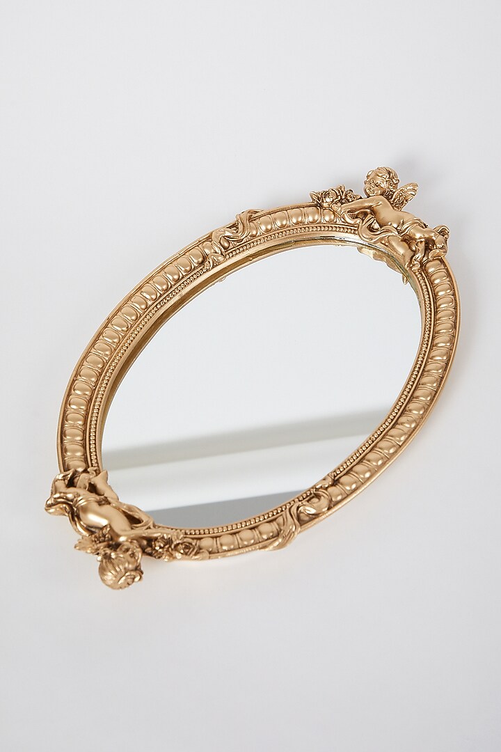 Gold Mirror & Resin Tray by Assemblage at Pernia's Pop Up Shop