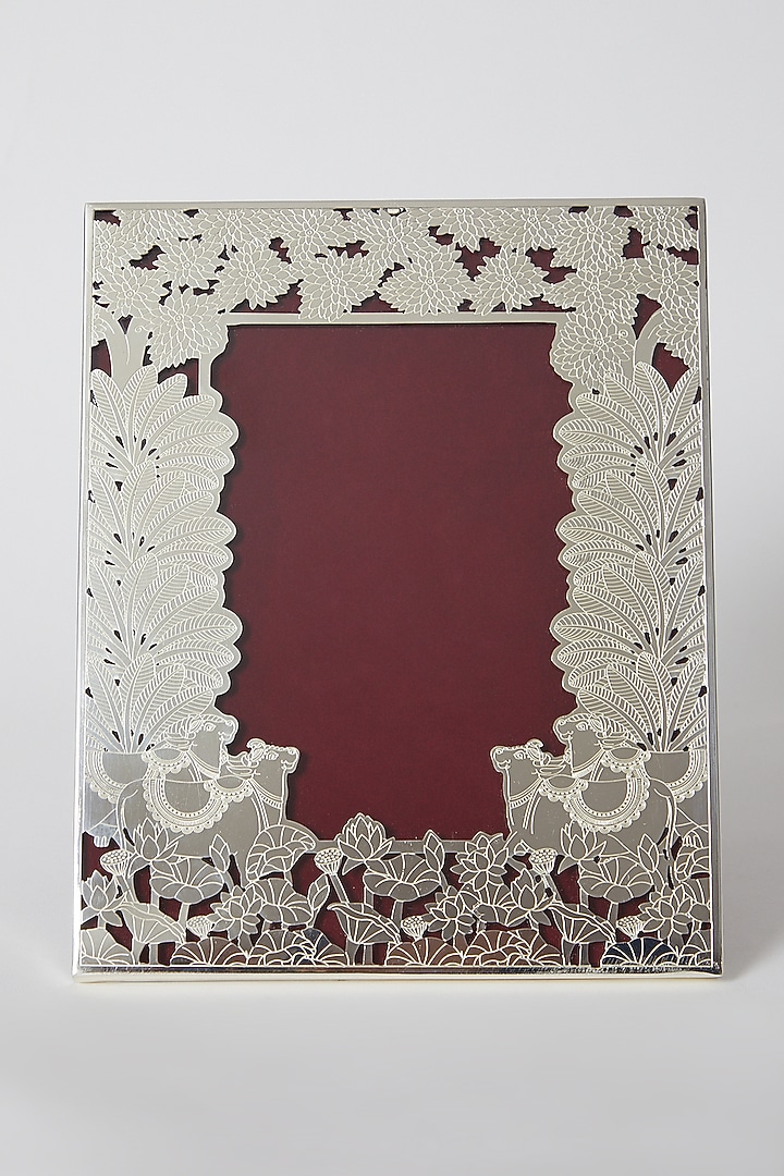 Silver Plated & Brass Photo Frame by Assemblage at Pernia's Pop Up Shop