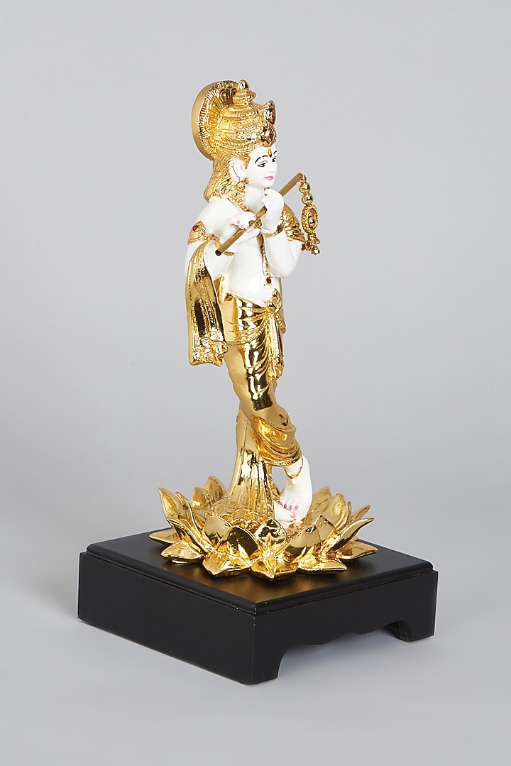 Gold Electroplated Kamal Krishna Idol by Assemblage at Pernia's Pop Up Shop