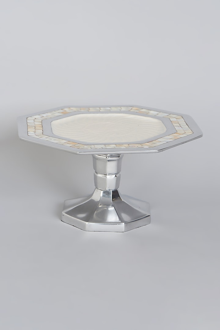 Mother Of Pearl Hexagon Cake Stand by Assemblage at Pernia's Pop Up Shop