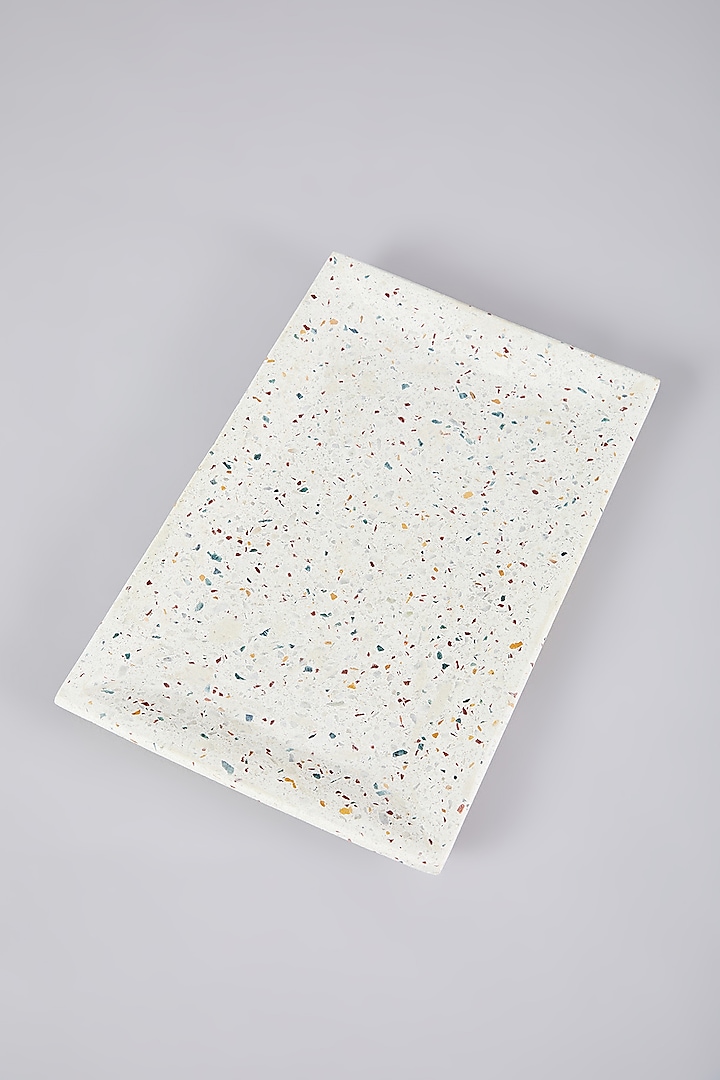 Ivory Terrazzo Platter by Assemblage