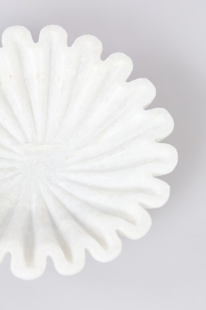 White Marble Urli Bowl by Assemblage at Pernia's Pop Up Shop