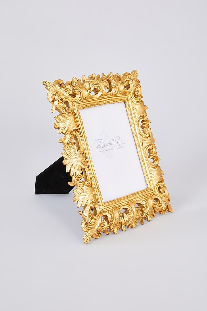 Golden Resin French Riveria Photo Frame by Assemblage at Pernia's Pop Up Shop