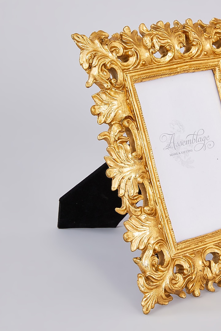 Golden Resin French Riveria Photo Frame by Assemblage at Pernia's Pop Up Shop