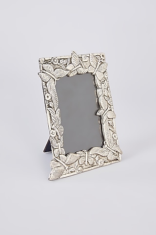 German Silver Butterfly Photo Frame by Assemblage