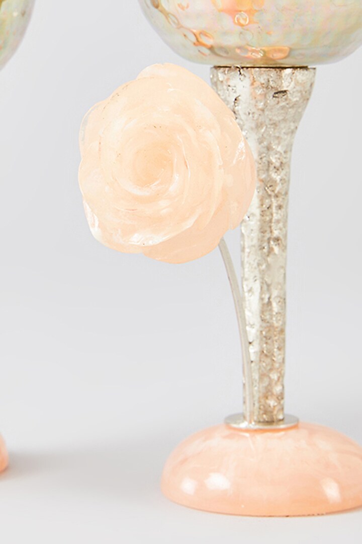 Pink Metal & Resin Butterfly Jar Set by Assemblage at Pernia's Pop Up Shop