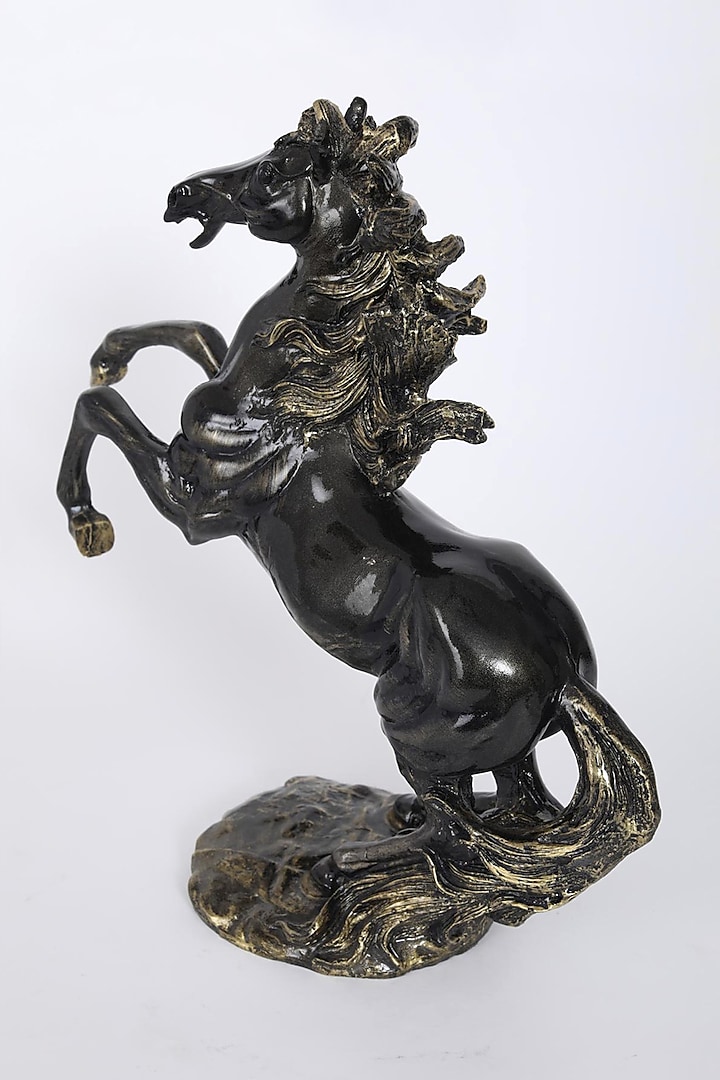 Brown Stallion Sculpture by Assemblage