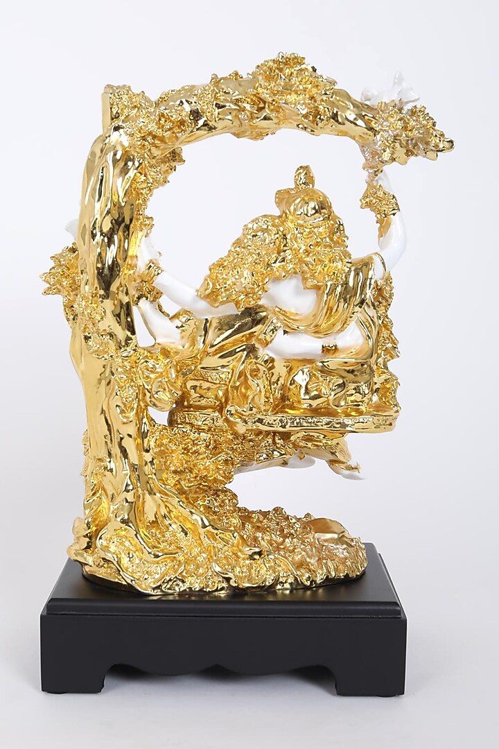 Gold Lord Krishna & Radha Idol by Assemblage at Pernia's Pop Up Shop