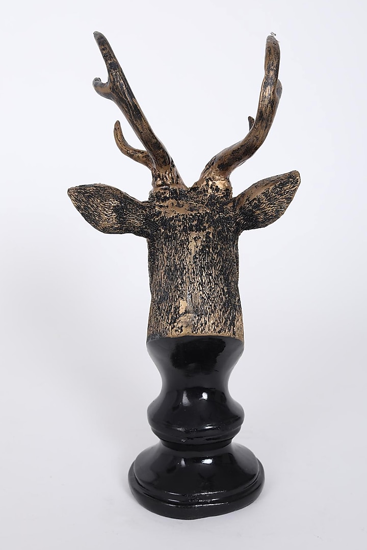 Antique Gold Reindeer Head Showpiece by Assemblage at Pernia's Pop Up Shop
