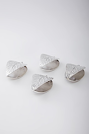Silver Leaf Napkin Rings Set Of 4 Design By Assemblage At Pernia S Pop Up Shop 21