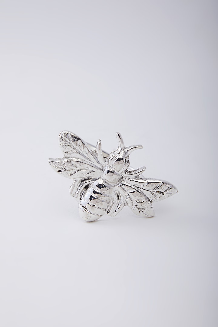 Silver Plated Napkin Rings (Set of 4) by Assemblage at Pernia's Pop Up Shop
