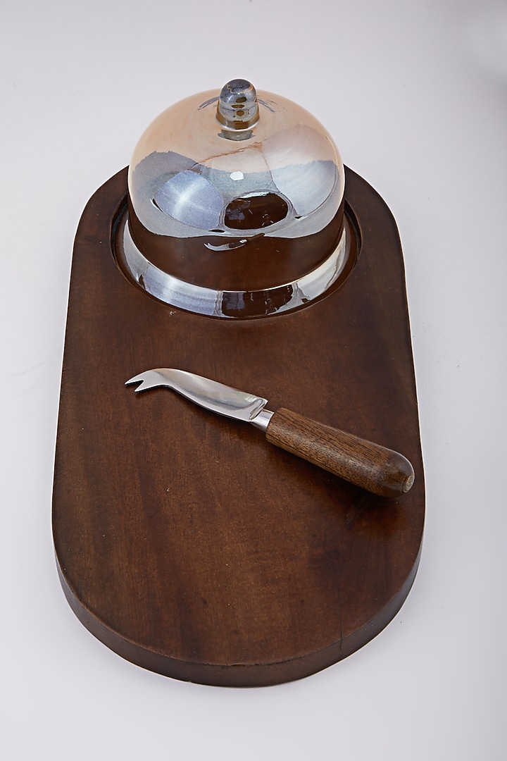 Brown Cheese Platter Set by Assemblage at Pernia's Pop Up Shop